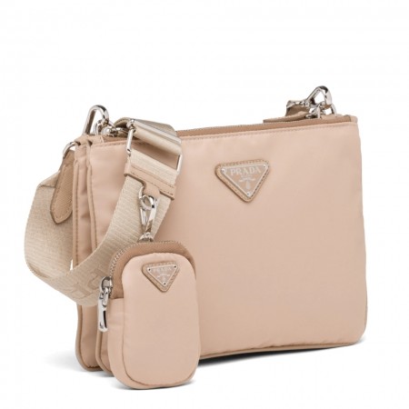 Prada Beige Nylon Re-Edition 2000 Shoulder Bag