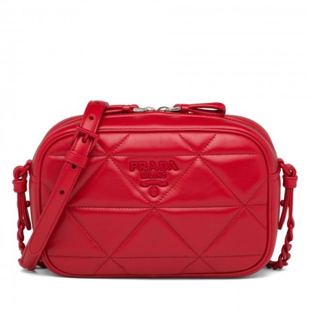 Prada Spectrum Camera Bag In Red Nappa Leather