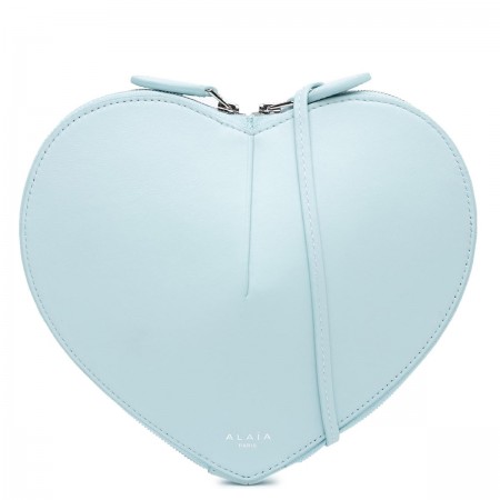 Alaia Le Coeur Heart Bag in Pale Blue Calfskin