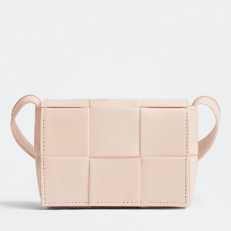 Bottega Veneta Candy Cassette Bag In Melon Washed Lambskin