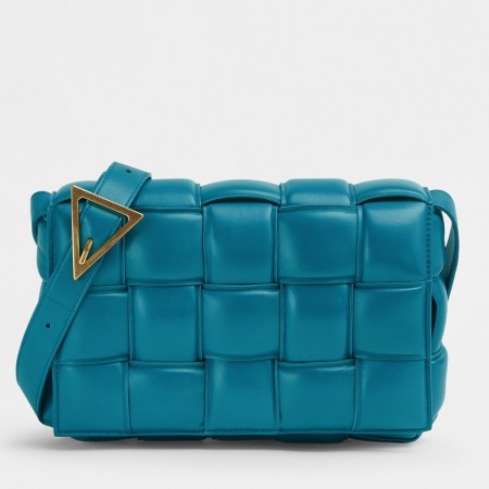 Bottega Veneta Padded Cassette Bag In Mallard Lambskin