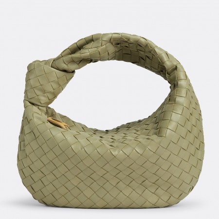 Bottega Veneta BV Jodie Teen Bag In Travertine Intrecciato Leather