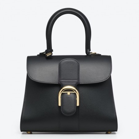 Delvaux Brillant PM Bag in Black Box Calf Leather