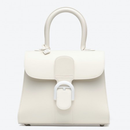 Delvaux Brillant PM Bag in Ivory Box Calf Leather