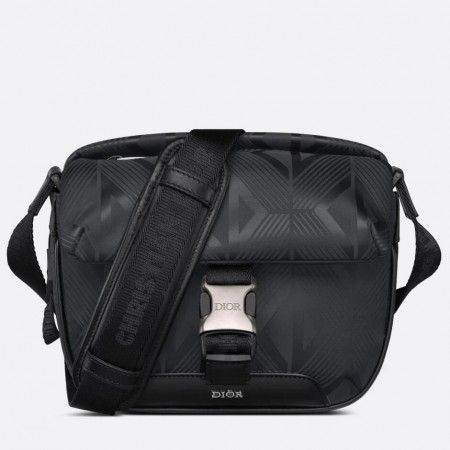 Dior Explorer Pouch In Black CD Diamond Mirage Ski Capsule Nylon