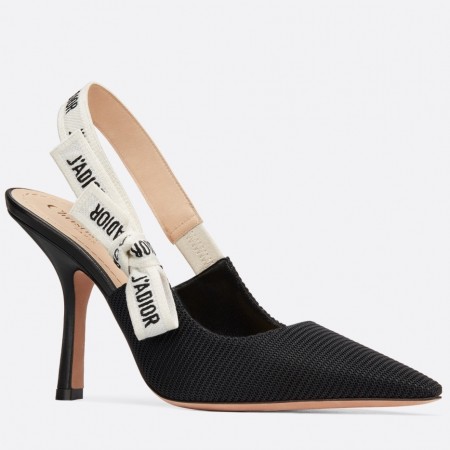 Dior J'Adior Pumps In Black Technical Canvas