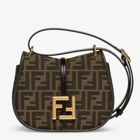 Fendi C’mon Small Bag in FF Jacquard Fabric