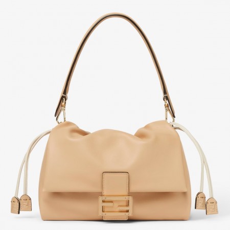 Fendi Mamma Baguette Medium Bag in Light Pink Nappa Leather