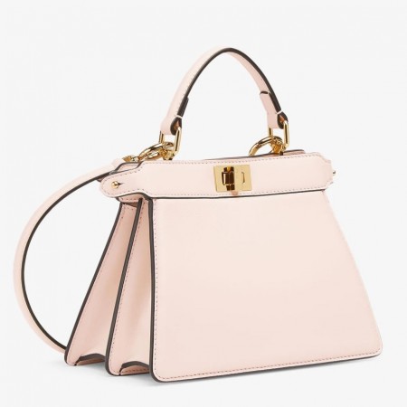 Fendi Peekaboo ISeeU Petite Bag In Pink Nappa Leather