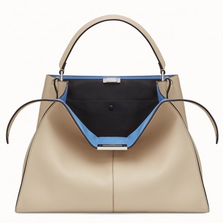 Fendi Beige Peekaboo X Lite Large Bag