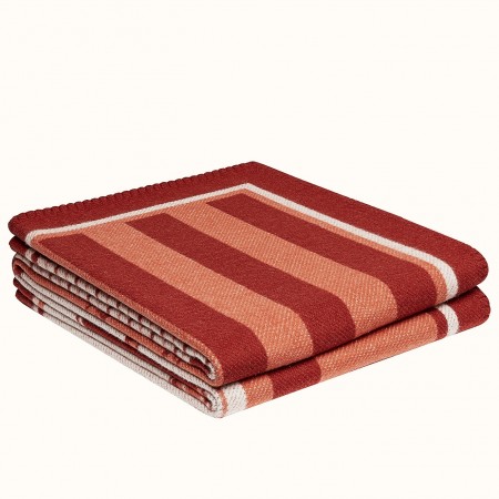 Hermes Corail Couvertures Nouvelles Plaid