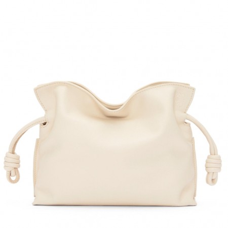 Replica Loewe Mini Flamenco Clutch Bag In Angora Calfskin