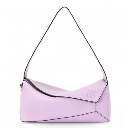 Loewe Puzzle Hobo Bag In Pink Nappa Calfskin