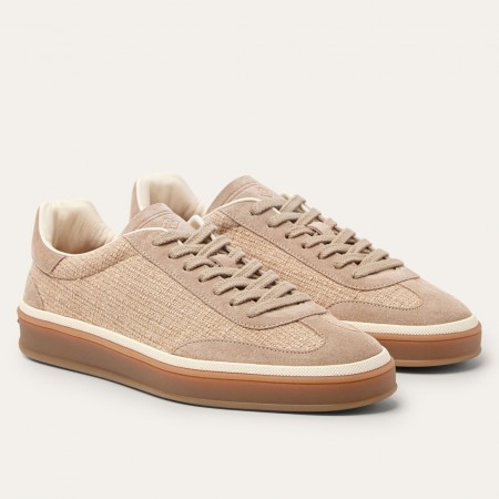 Loro Piana Women's Tennis Walk Sneakers in Cashmere