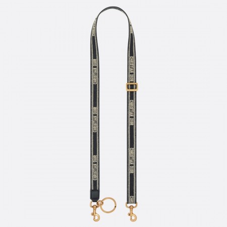 Dior Blue Adjustable Micro Shoulder Strap