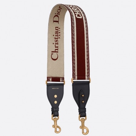 Dior Bordeaux Christian Dior Shoulder Strap