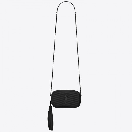 Saint Laurent Lou Mini All Black Bag