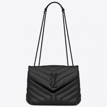 Saint Laurent So Black Loulou Small Shoulder Bag