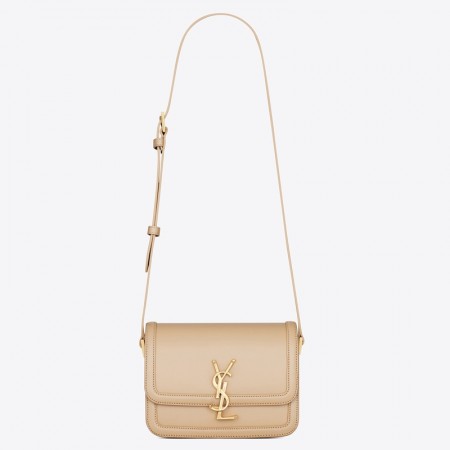 Saint Laurent Solferino Small Bag In Beige Calfskin