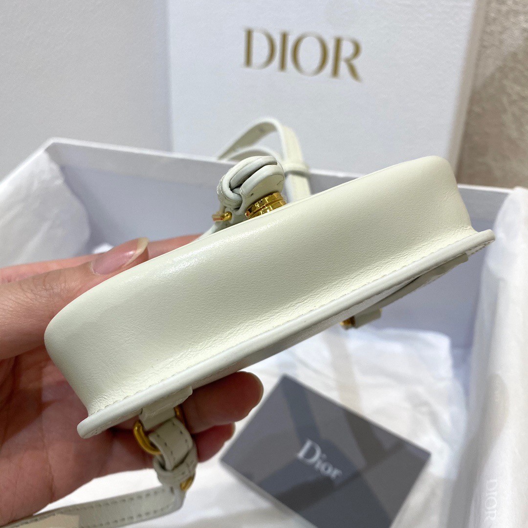Replica Dior Bobby Micro Bag In White Box Calfskin