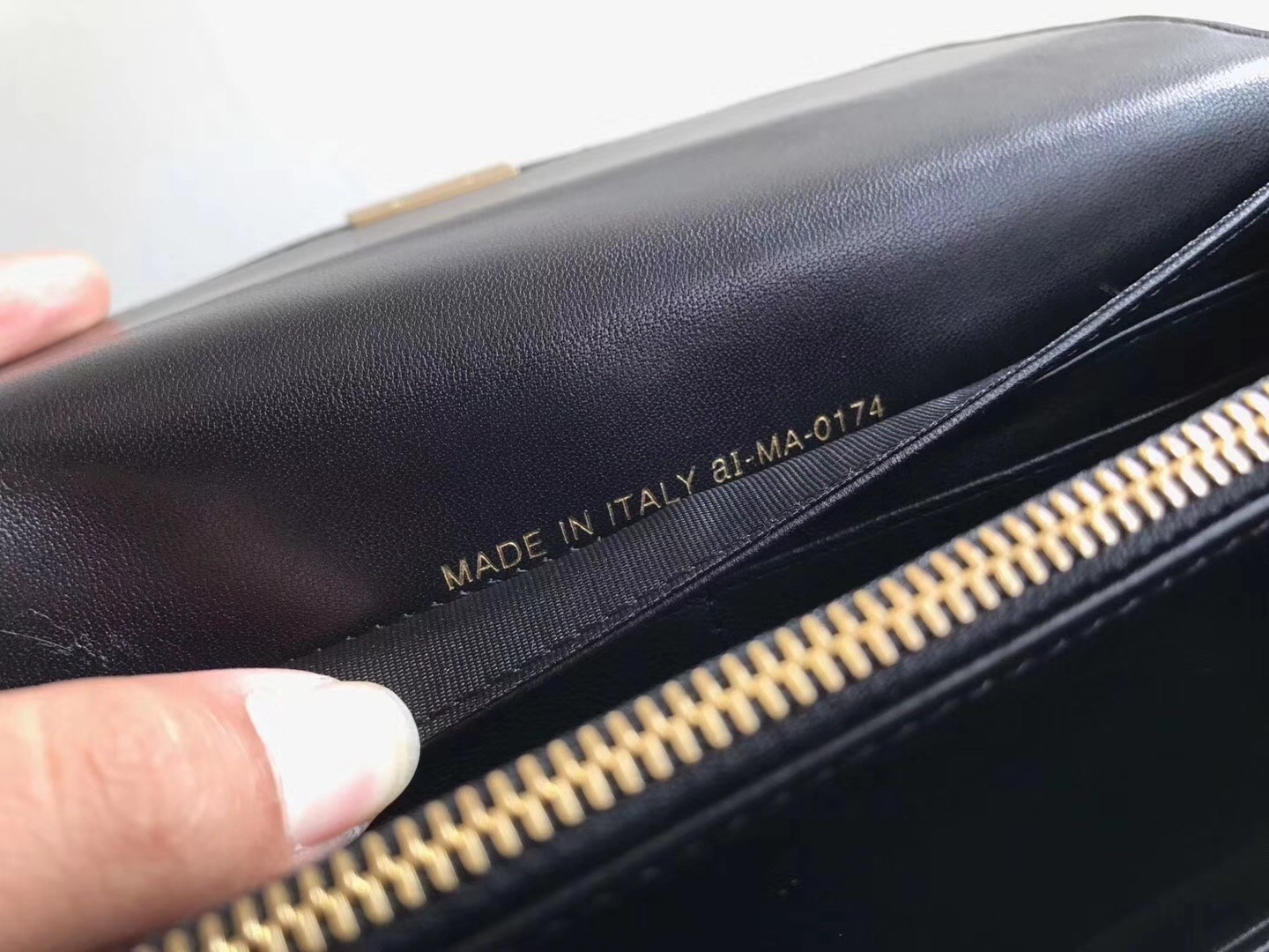 D*or D*oraddict continental wallet in black lambskin