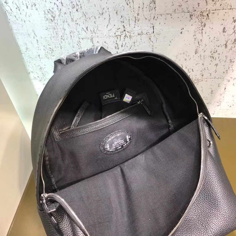 F**di large bag bugs eyes backpack in roman leather