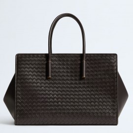 Bottega Veneta Barbara Bag in Fondant Intrecciato Lambskin