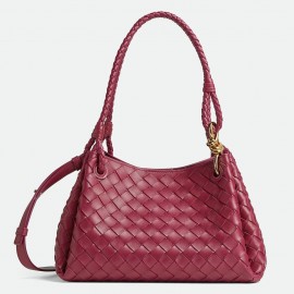 Bottega Veneta Parachute Medium Bag in Cinnabar Intrecciato Lambskin