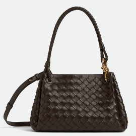 Bottega Veneta Parachute Medium Bag in Fondant Intrecciato Lambskin