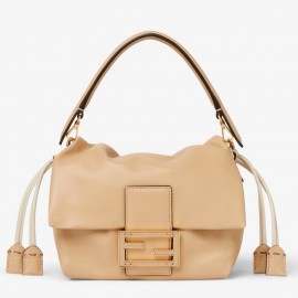 Fendi Mamma Baguette Small Bag in Light Pink Nappa Leather