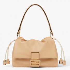 Fendi Mamma Baguette Medium Bag in Light Pink Nappa Leather