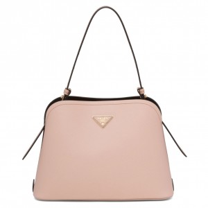 Prada Matinee Small Bag In Powder Saffiano Leather