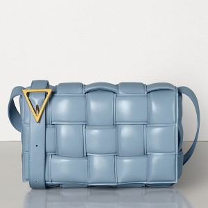 Bottega Veneta Padded Cassette Bag In Ice Calfskin