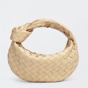 Bottega Veneta BV Jodie Mini Bag In Porridge Intrecciato Lambskin