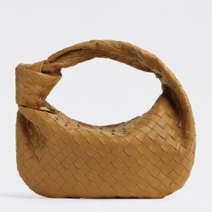 Bottega Veneta BV Jodie Teen Bag In Caramel Intrecciato Leather