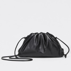 Bottega Veneta Mini Pouch In Black Calfskin