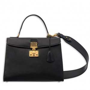 Dior DiorAddict Tote Bag In Black Calfskin