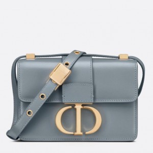 Dior Micro 30 Montaigne Bag In Grey Calfskin