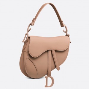 Dior Saddle Bag In Blush Ultramatte Calfskin