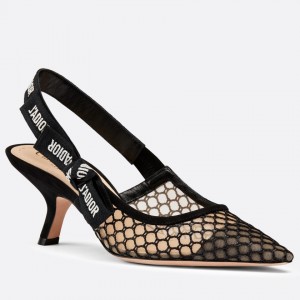 Dior J'Adior Slingback Pumps In Mesh