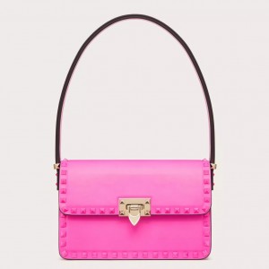 Valentino Rockstud23 Shoulder Bag in Pink Calfskin