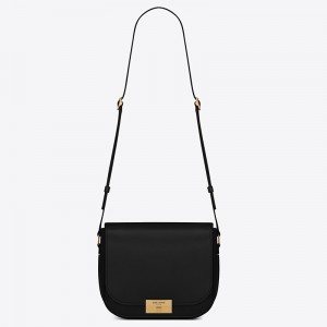 Saint Laurent Betty Satchel In Black Smooth Leather