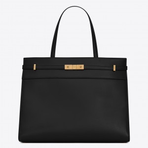 Saint Laurent Black Medium Manhattan Shopping Bag