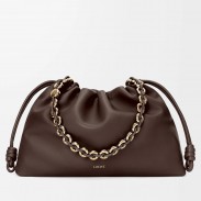 Loewe Large Flamenco Purse in Dark Chestnut Nappa Lambskin