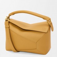 Loewe Puzzle Edge Small Bag in Sahara Classic Calfskin