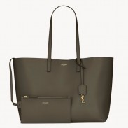 Saint Laurent Large Shopping Bag in Light Musk Calfskin