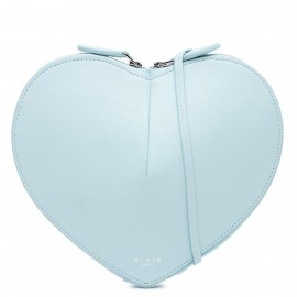 Alaia Le Coeur Heart Bag in Pale Blue Calfskin