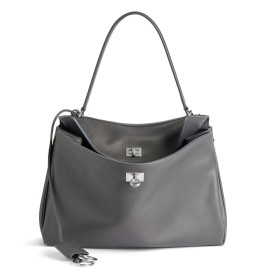 Balenciaga Rodeo Medium Bag in Grey Calfskin
