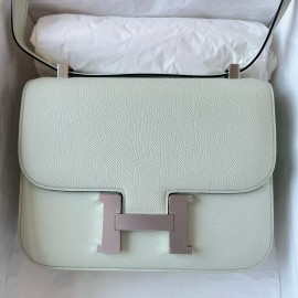 Hermes Constance 1-24 Mirror Bag In Vert Fizz Epsom Calfskin 