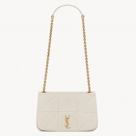 Saint Laurent Jamie 4.3 Mini Bag in White Lambskin